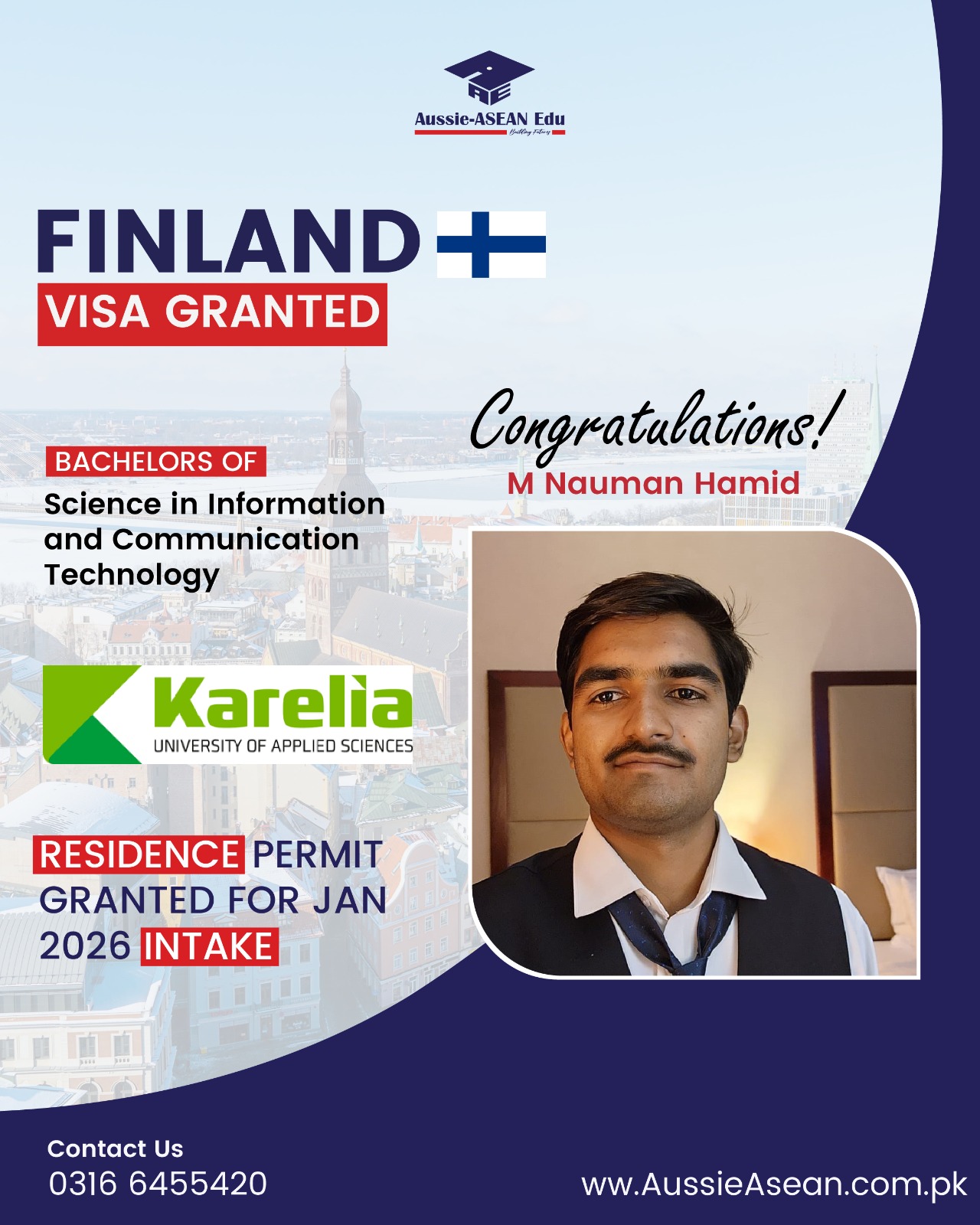  FINLAND VISA GRANTED